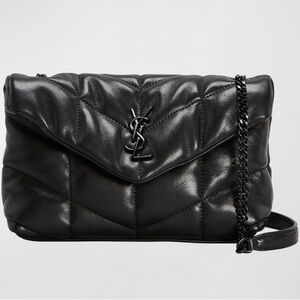 YSL Loulou Toy Puffer Leather Crossbody Bag